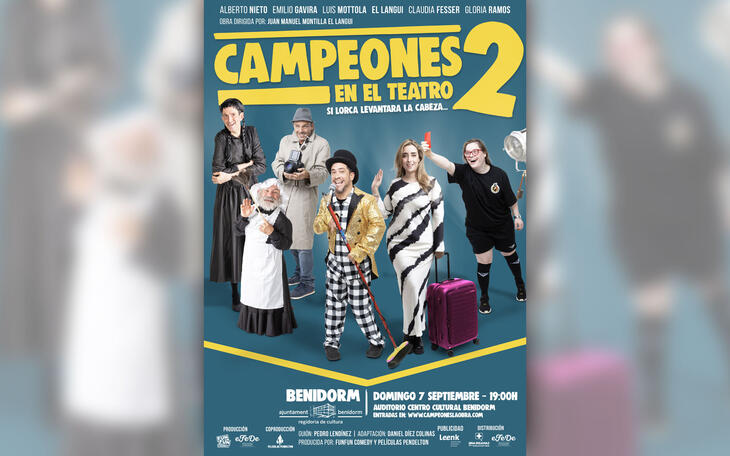 El domingo llega a Benidorm la obra de teatro ‘Campeones 2 En el teatro’, dirigida por El Langui 