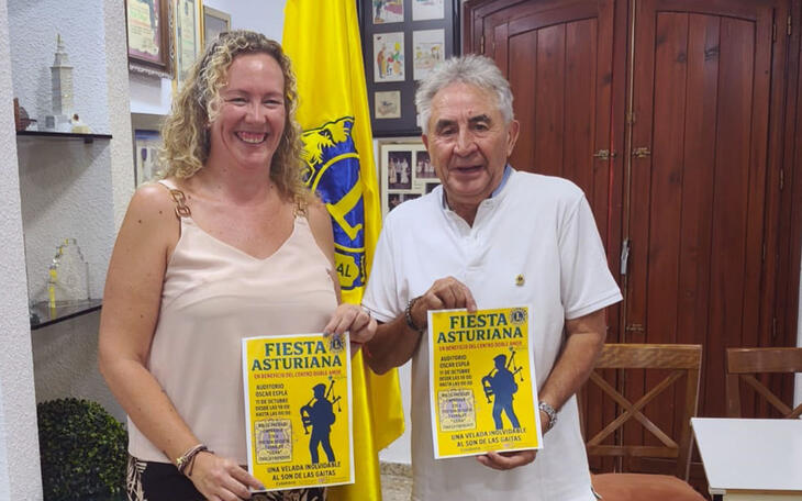 El Club de Leones organiza una Fiesta Asturiana el 11 de octubre a beneficio del Doble Amor