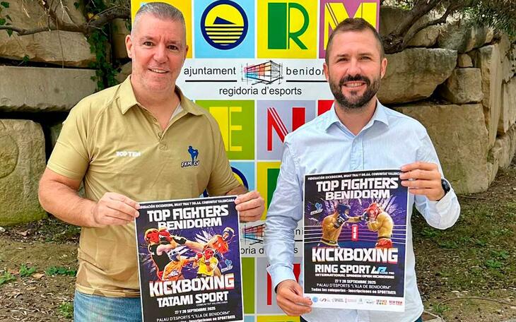 El Top Fighters Benidorm 2025 se celebra este sábado en el Palau d’Esports l’Illa de Benidorm