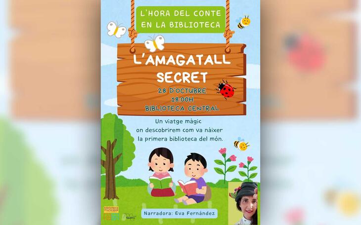 La Biblioteca acoge el martes el cuentacuentos ‘L’hora del conte’ 