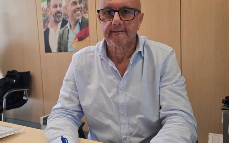 Jose Miguel San Martin concejal y portavoz de VOX en Benidorm