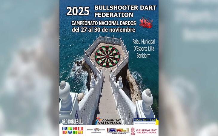Benidorm recibirá a 6.000 lanzadores de dardos con motivo del Campeonato Nacional 2025