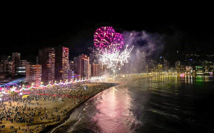 Benidorm recibirá el nuevo año con una gran fiesta en la playa de Levante