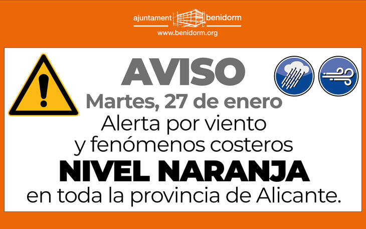 Alerta naranja en el litoral