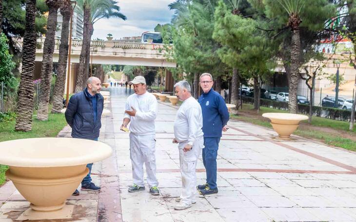 Benidorm restaura el mobiliario urbano y ornamentación de Poniente, Levante y sus parques 