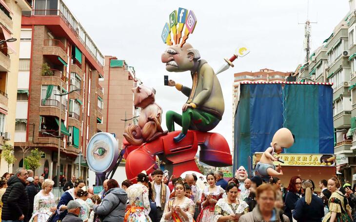 Movilidad informa de los desvíos y cortes de tráfico por la celebración de las Fallas en Benidorm