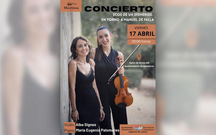 El ciclo ‘Grandes Recitales’ ofrece mañana un concierto a cargo del dúo ‘Miscelánea’ 