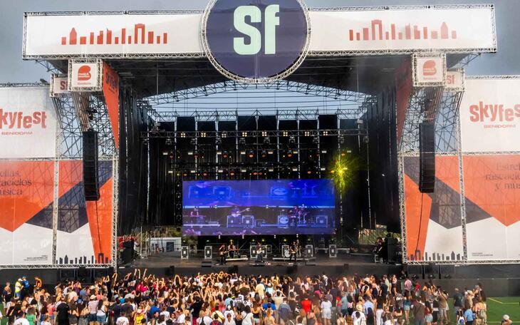 Benidorm Skyfest Opening.