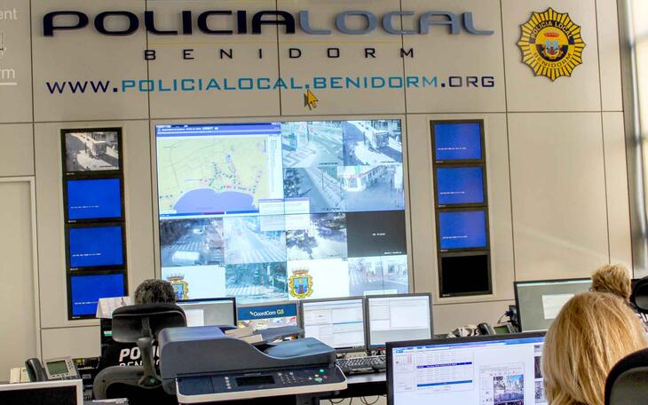 policía local operativo 1 agosto cámaras control tráfico