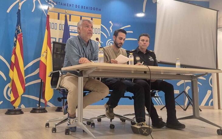 Jesús Carrobles, Diego Carrasco i José Carlos Amorós.