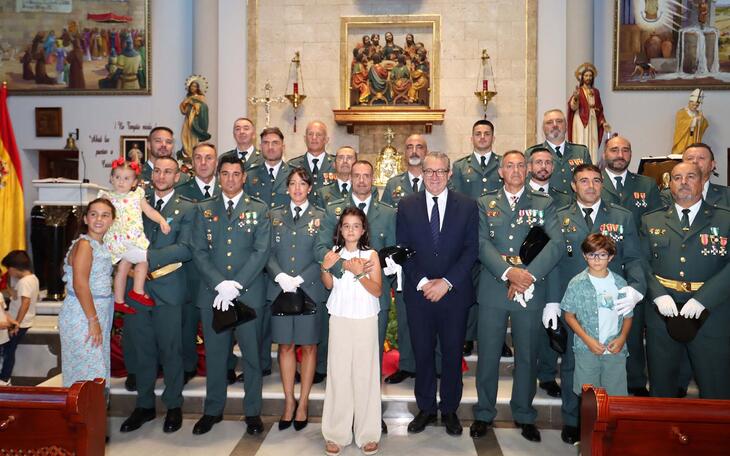 Misa de la Virgen del Pilar Guardia Civil Día de la Hispanidad