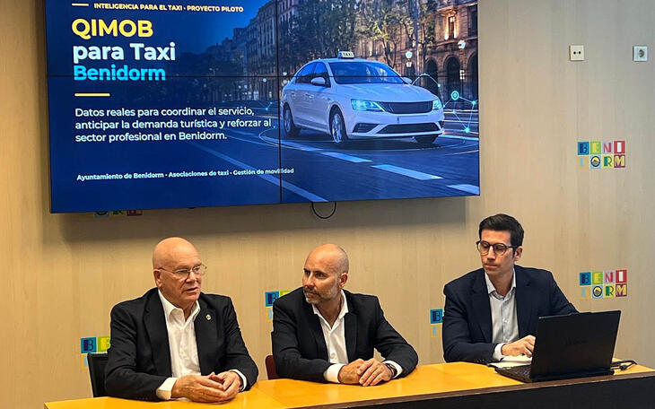 La Generalitat testará en Benidorm un proyecto piloto para modernizar la gestión del taxi con datos en tiempo real