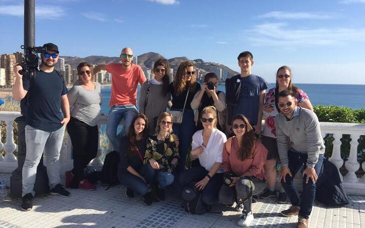 Benidorm recibe a varios infuencers de Holanda