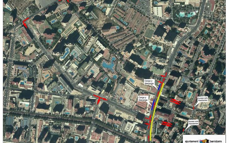 Movilidad reordena parte del tráfico del Rincón de Loix por las obras de renovación de Ametlla del Mar