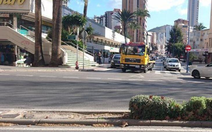 C’s pide abrir la mediana de la avenida Europa en su intersección con Gerona para mejorar la circulación   