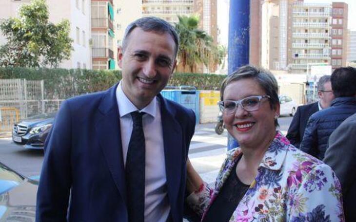 Ciudadanos por Benidorm visita las obras de Dr. Orts Llorca junto al Presidente de la Diputación de Alicante y el Alcalde de la ciudad 
