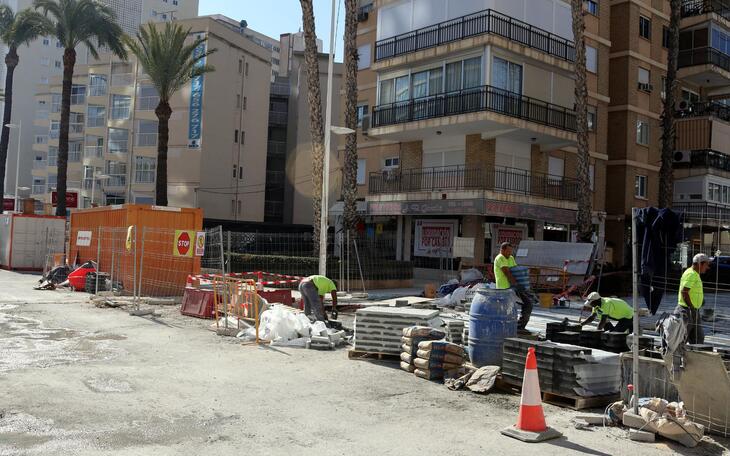 La avenida Bilbao estará cortada varios días para completar la nueva pavimentación