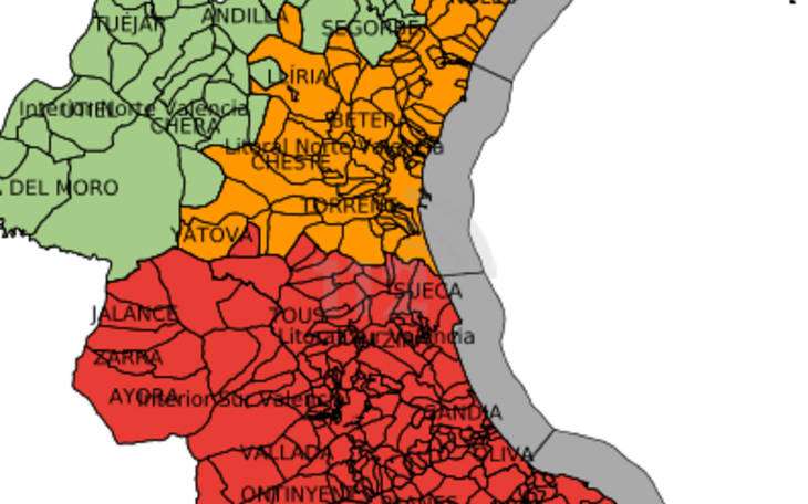 Comunicado Alerta Naranja por lluvias
