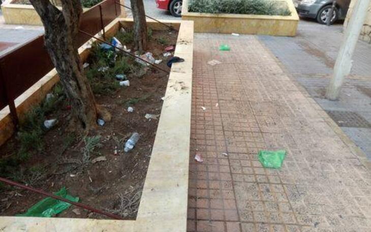 Ciudadanos exige medidas para evitar el vandalismo de la plaza de l’Infant de Benidorm   