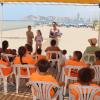La biblioplaya del Parque de Elche acoge la primera charla divulgativa sobre el valor de la posidonia