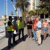Benidorm reanuda tras la temporada estival las obras de la segunda fase de la renovación de la catenaria del Paseo de Levante 