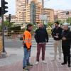 Ayuntamiento y ONCE, de la mano en la obra de mejora de la accesibilidad en la avenida Alfonso Puchades 