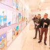 La exposición del XXIII Certamen Escolar de Dibujo y Pintura de La Barqueta exhibe 320 trabajos de alumnos de Primaria